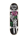 Complete Skateboard skull and roses  JK-16